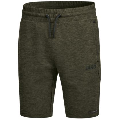 Afbeeldingen van Short Premium Basics kaki gemeleerd